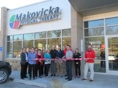 Makovicka family at 70th and L Clinic ribbon cutting